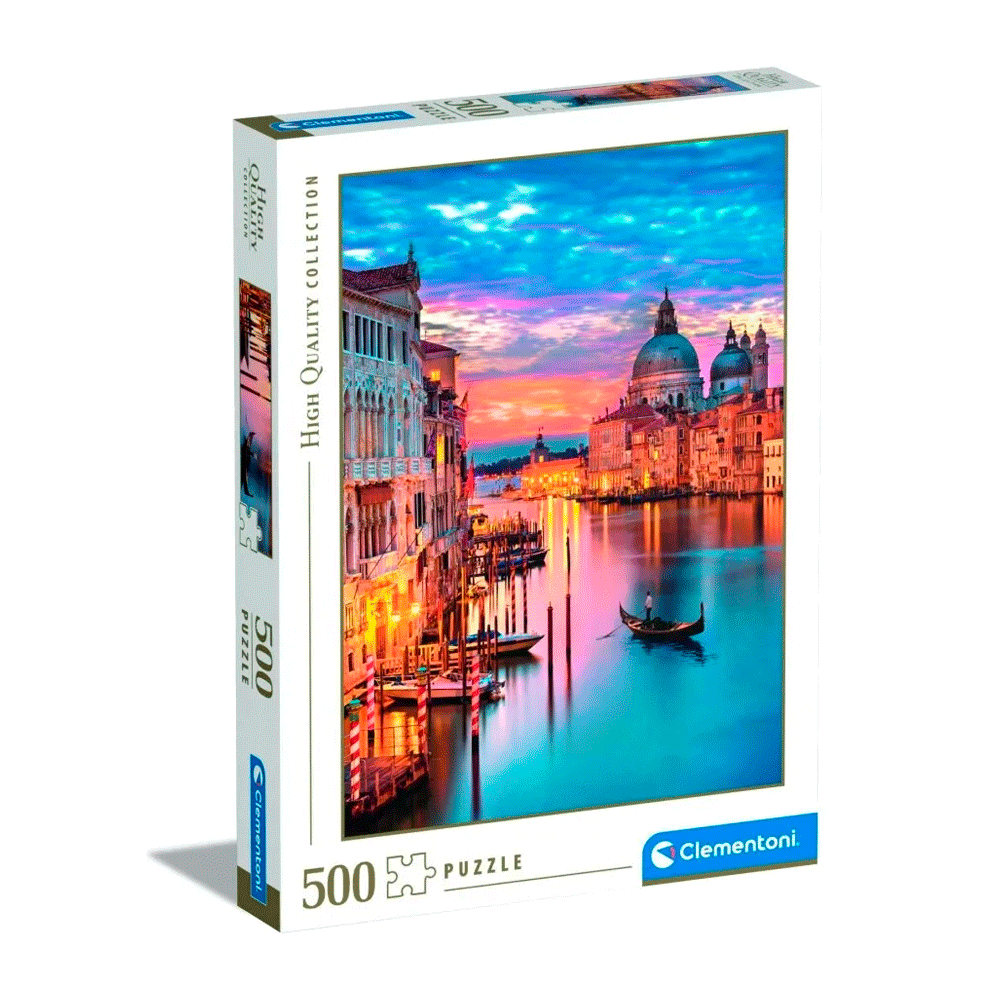 Clementoni 35056 Puzzle 500 Lighting Venice