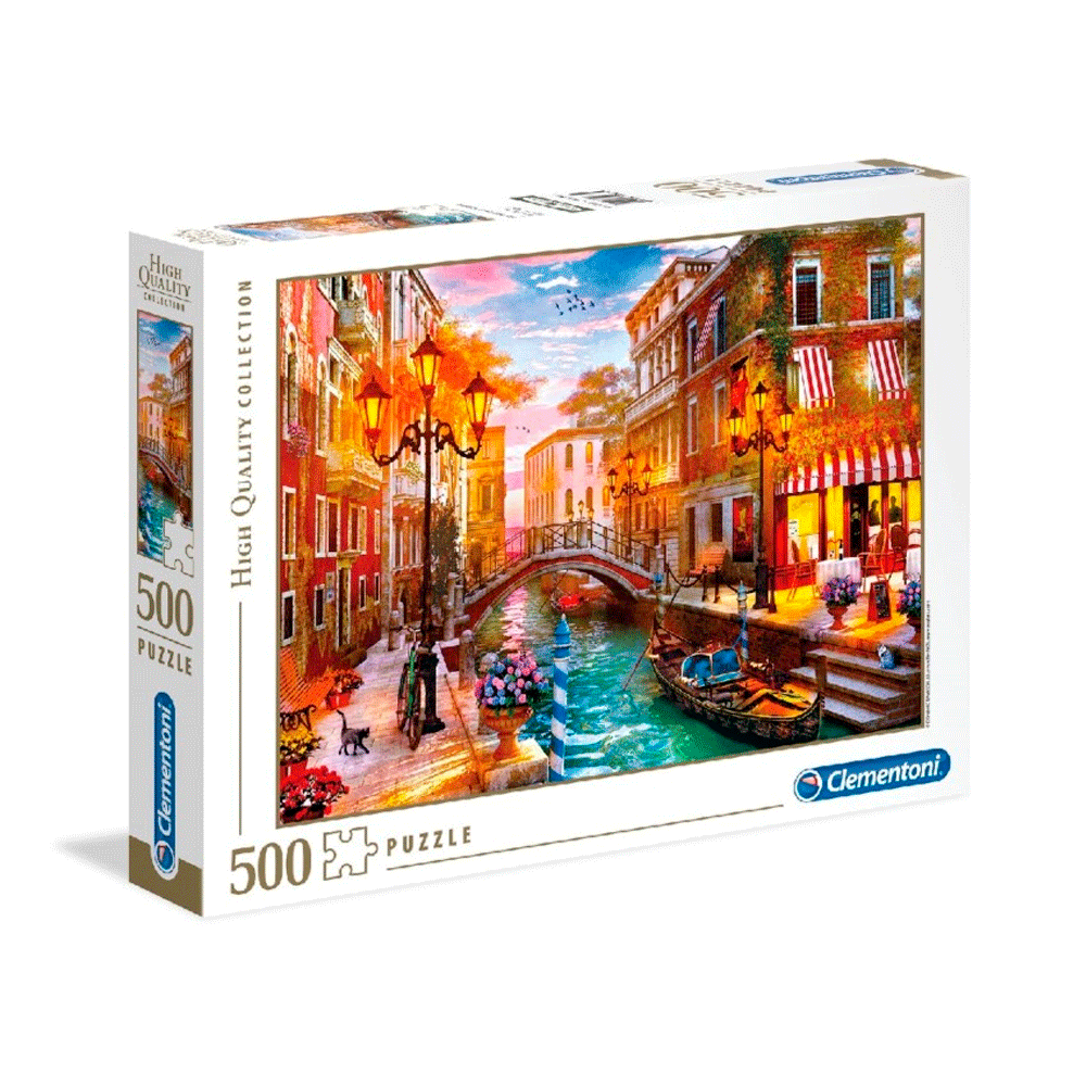 Clementoni 35063 Puzzle 500 Sunset Over Venice