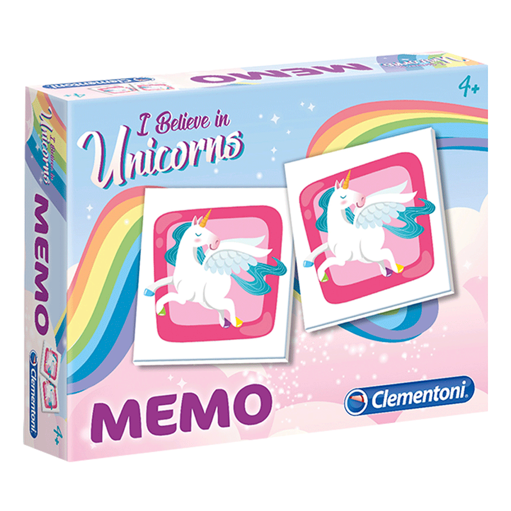 Clementoni 18032 Memo Pocket Unicorn
