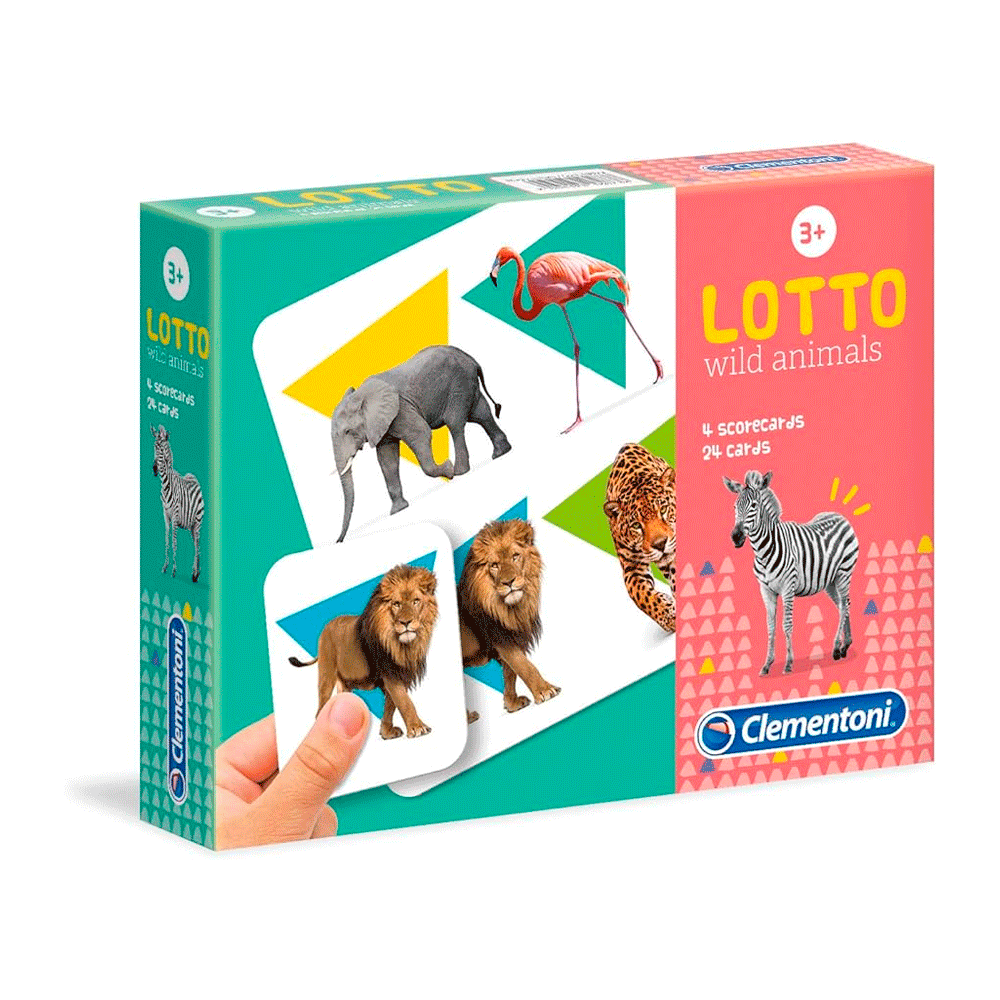 Clementoni 18073 Lotto Wild Animals