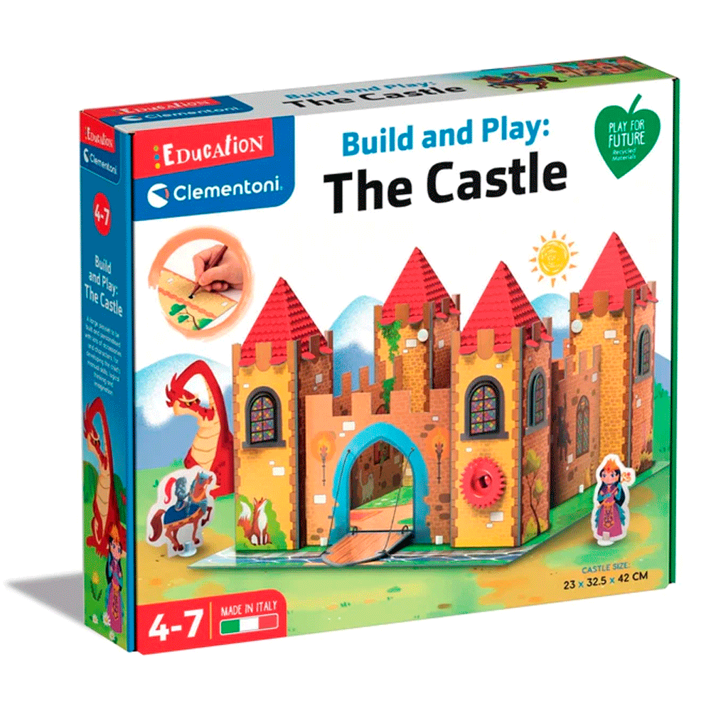 Clementoni 18103 Build And Play The Castle