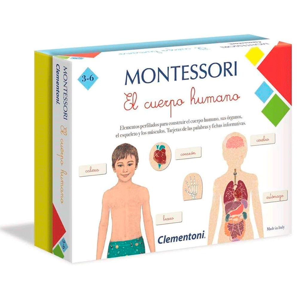 Clementoni 55292 Montesori Cuerpo Humano