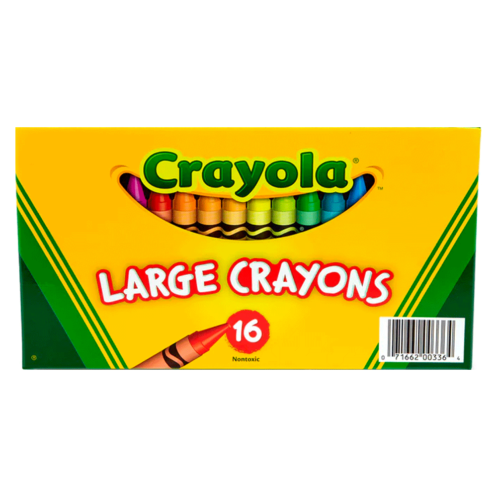 Crayola Crayones Largos Lift Lid 16 Colores