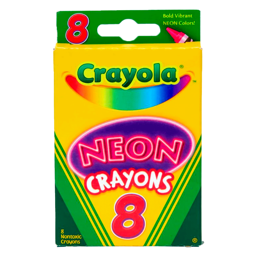 Crayola Crayones Neon 8 Colores