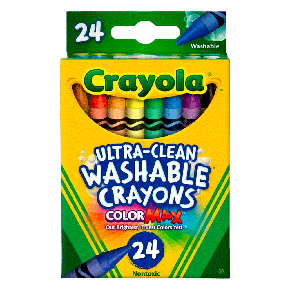Crayola Crayones Lavables Color Max 24 Colores