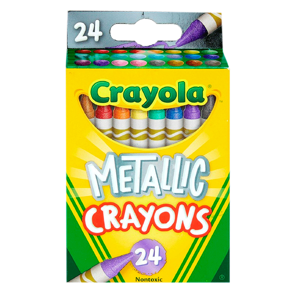 Crayola Crayones Metallic 24 Colores