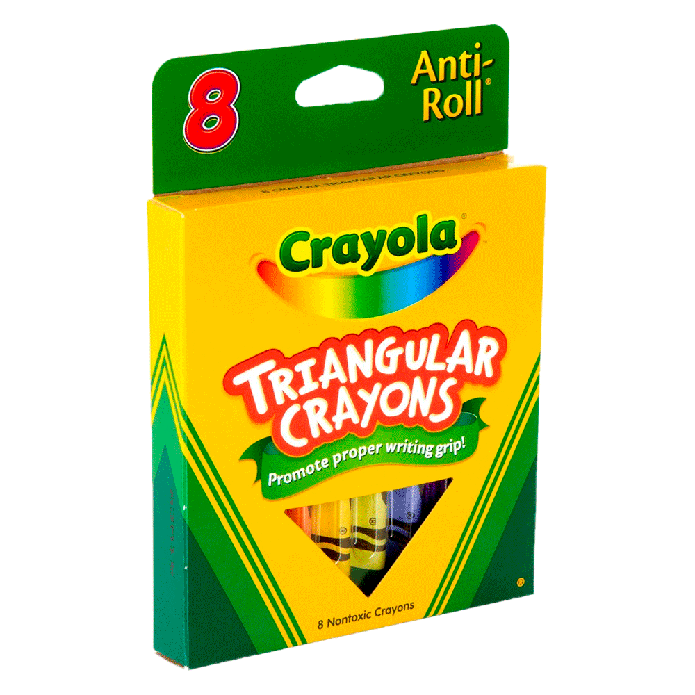 Crayola Crayones Triangulares 8 Colores