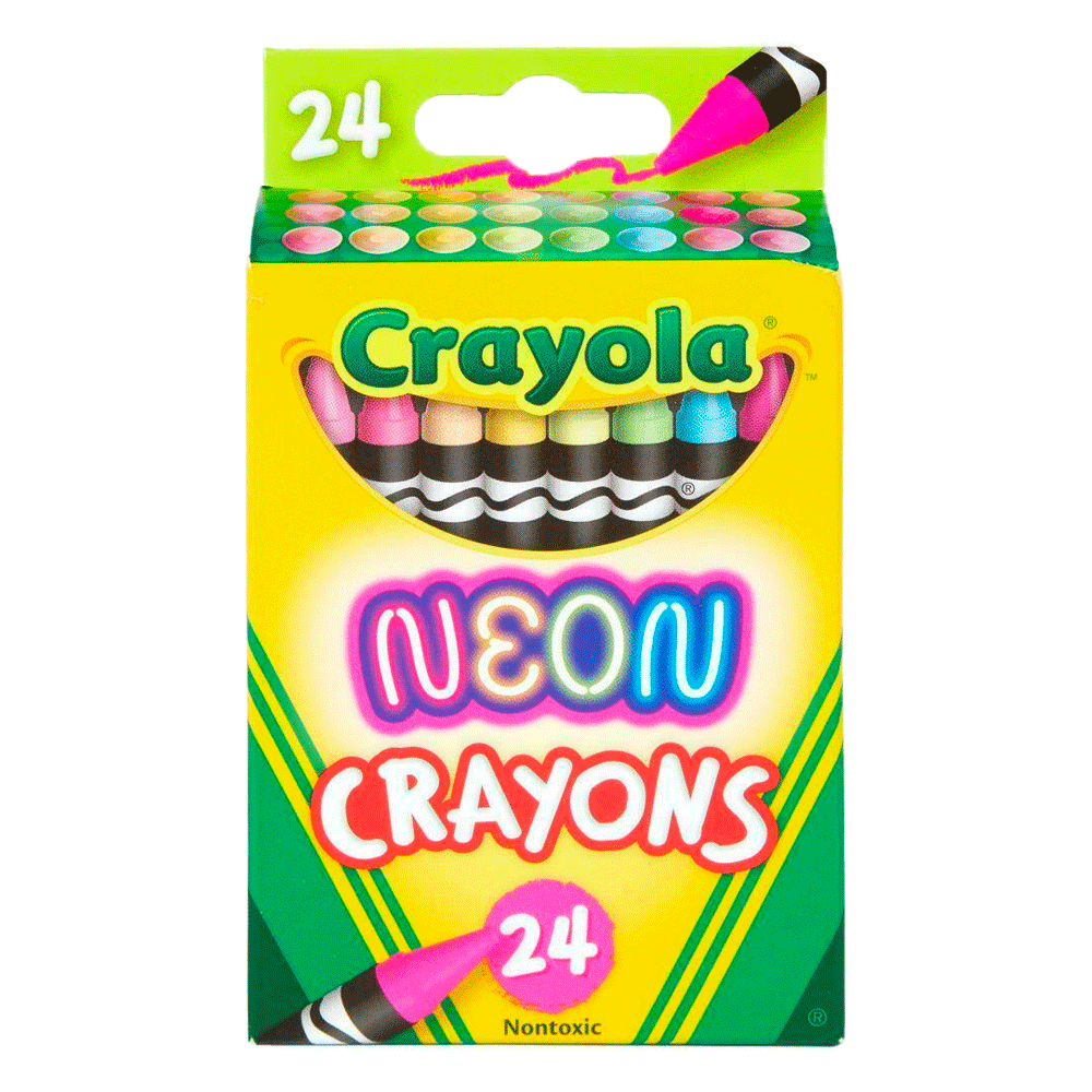Crayola Crayones Neon 24 Colores