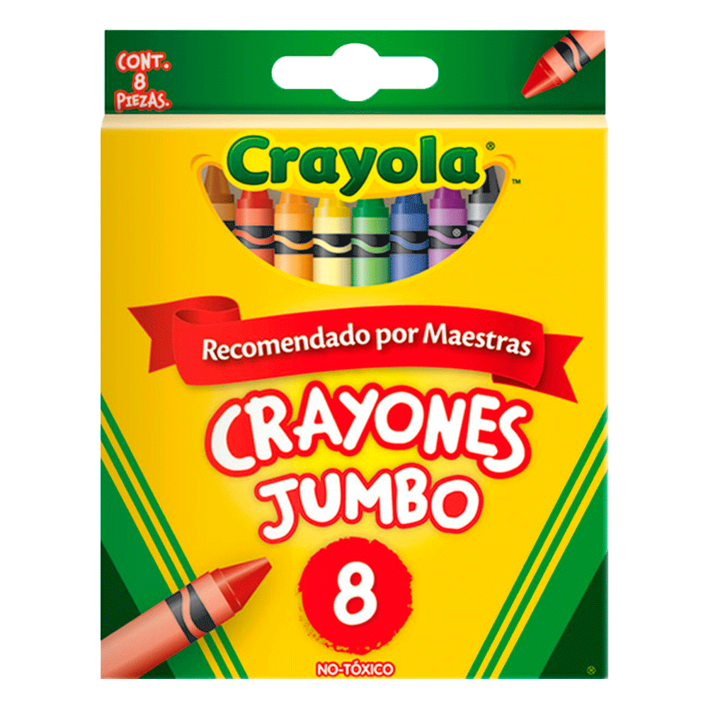 Crayola Crayones Jumbo 8 Colores