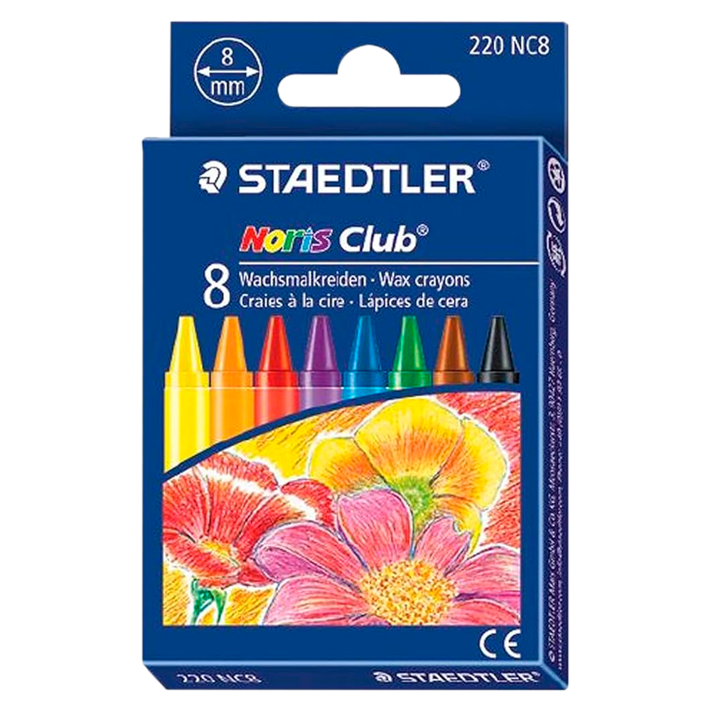 Staedtler Crayones de Cera 8mm 8 unidades